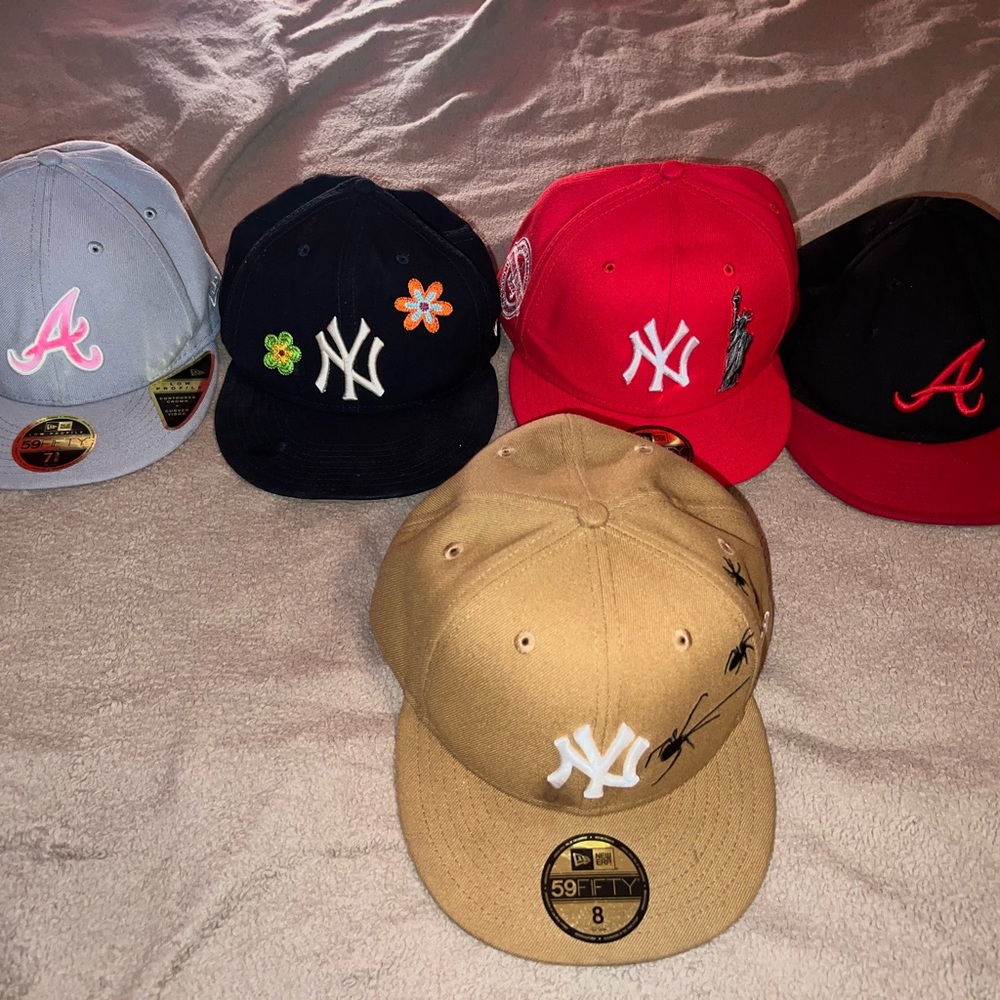 Lot of 5 New Era Fitted Hats